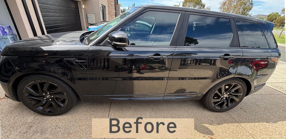 Before Black Suv Side