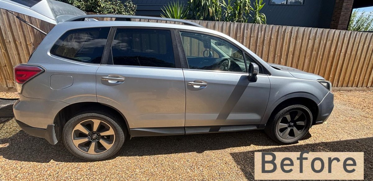 Before Silver Suv